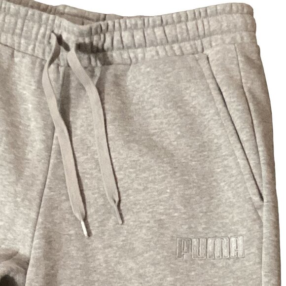 Puma Men's Fleece Jogger Sweatpants Gray Sz L #86G - Picture 6 of 8